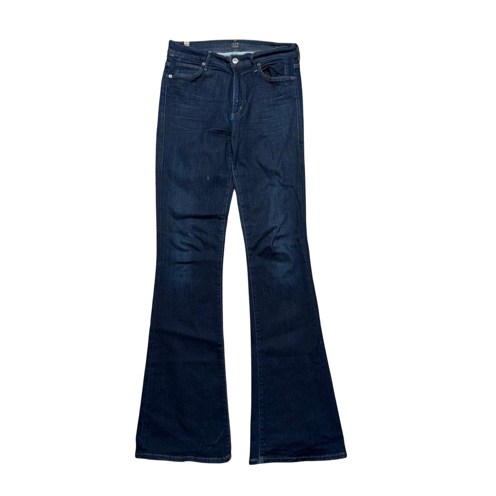 Citizens of Humanity Taylor Slim Bootcut Jeans Womens 27 Dark Blue Good Mid Rise